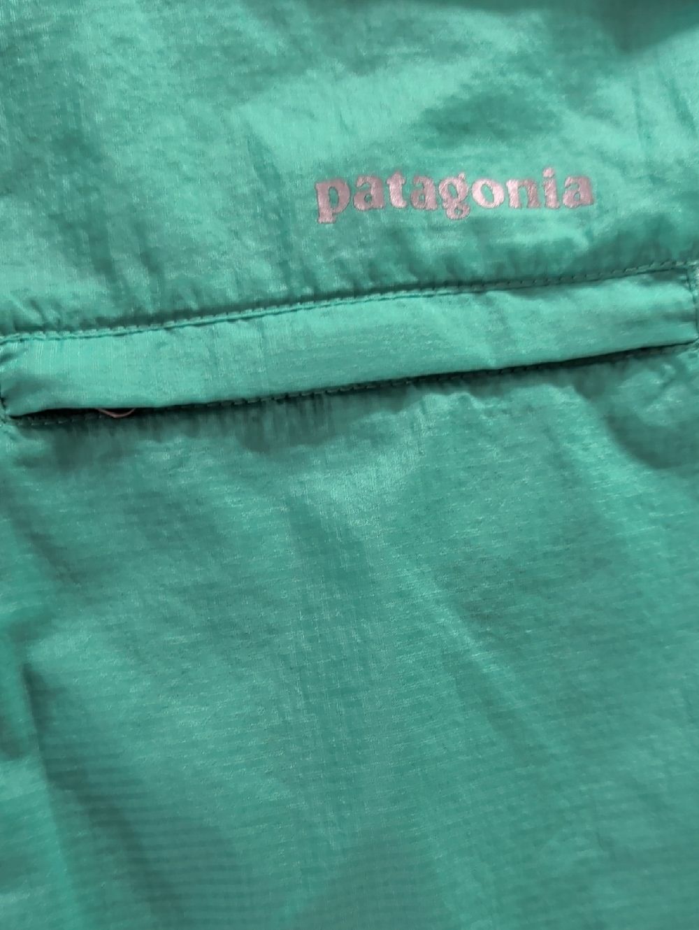 Patagonia Houdini Turquoise Long-Sleeve Snap Pullover Jacket Top Size M - Picture 8 of 14